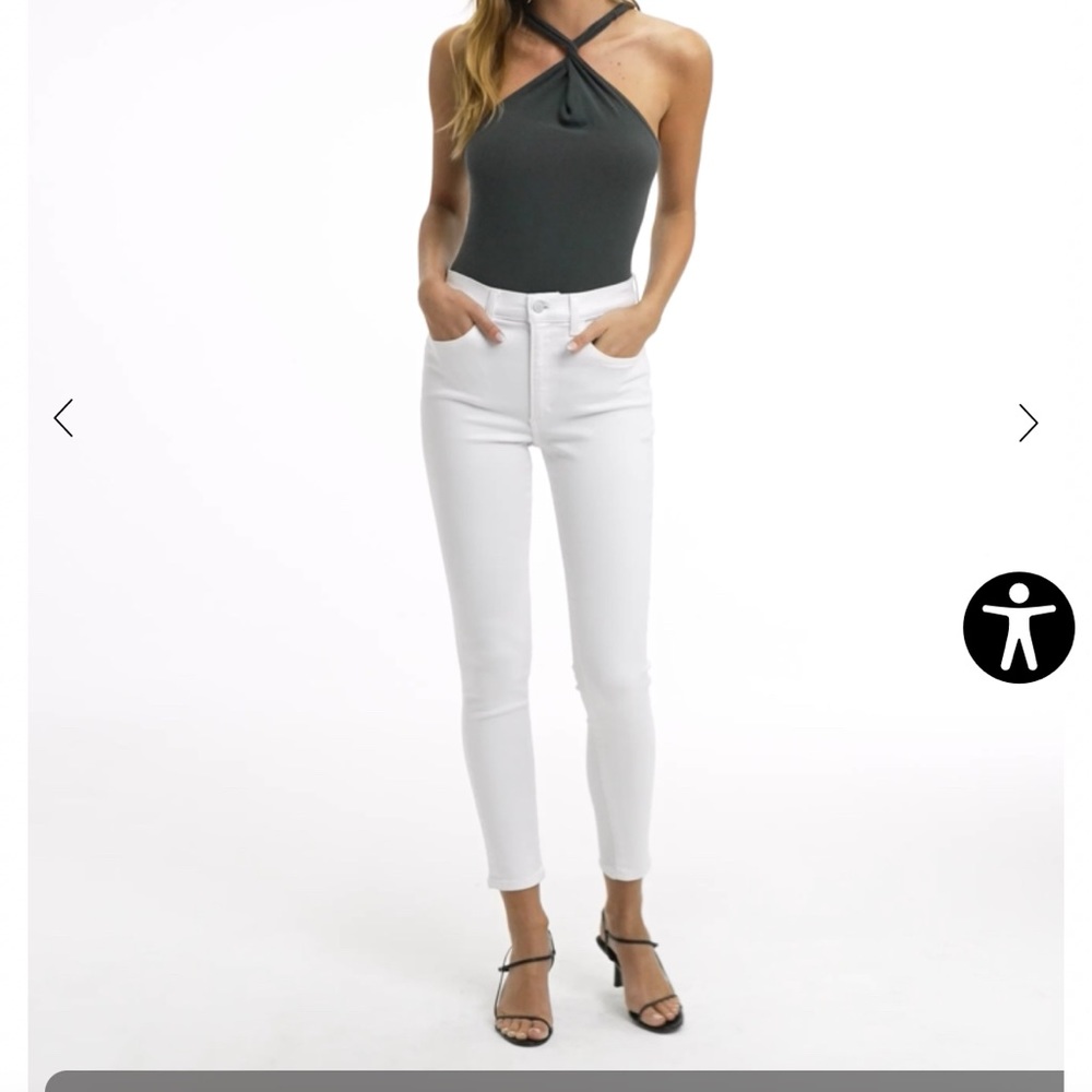 Joe’s high rise skinny ankle jean